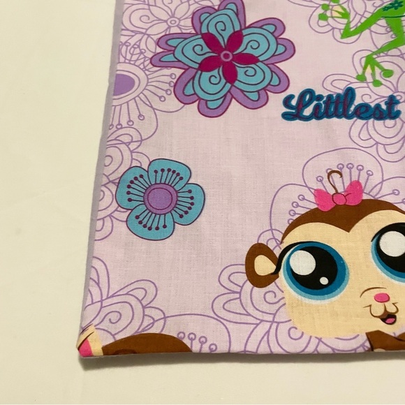 Littlest Pet Shop Purple Pillowcase Homemade 21” x 12.5” Pillow Case LPS - Picture 4 of 16